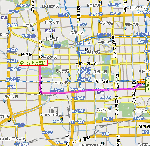 北京医院地理位置图图片