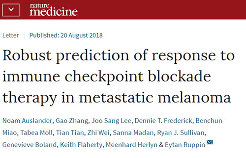黑色素瘤研究发现预测免疫治疗疗效的标志物