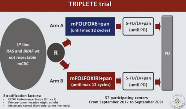 TRIPLETE研究 改良FOLFOXIRI联合帕尼单抗未带来生存获益