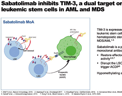 一线治疗较高危的MDS 联用Sabatolimab安全但未改善疗效